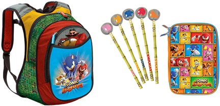 School Supplies Sonic Boom Themes