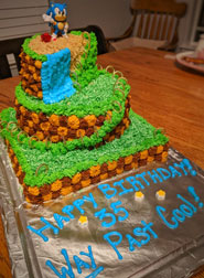 Past Cool Green Hill Cake 35