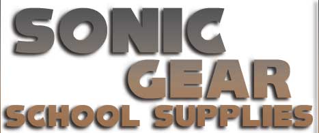 Sonic the Hedgehog School Supplies