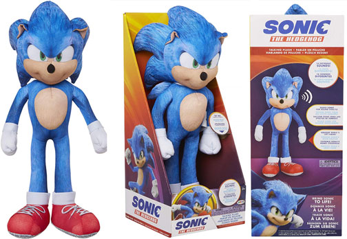 13 Inch Movie Sonic Plush with sounds