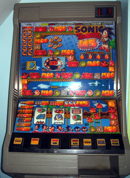 Sonic Fruit Machine Gambling Device