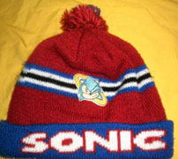 Sonic the hedgehog winter hat