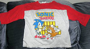 Sonic & Tails Red Top Long Sleeve