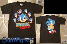 Many Poses Sonic the Hedgehog Vintage Shirt