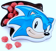 Sour Chaos Emeralds Sonic Tin Candy