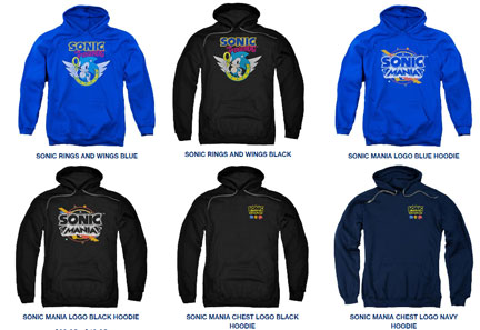 Sonic & Mania 6 Sweat Shirt Selection Hoodies