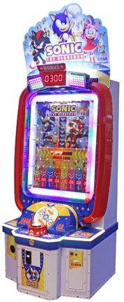 Sonic Blast Ball Ticket Arcade Cabinet Game