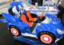 Sonic Sega All Stars Racing Kiddie Car Ride