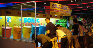 Sonic Canball Arcade Area