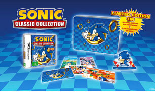 Limited Edition Sonic Classic Collection Tin