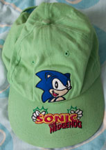 Green Embroidered Sonic Hands Hat