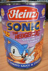 Heinz Sonic Spaghetti Shapes Can