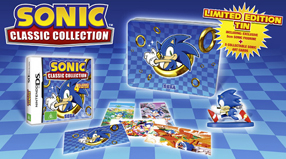 Sonic Classic Collection DS Tin Box Extra Set