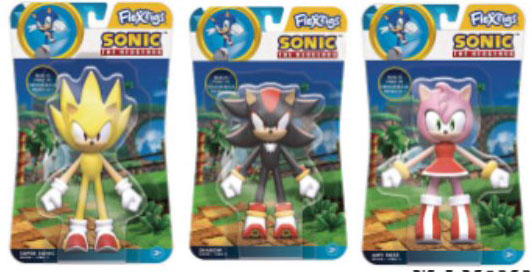 Flex Figures Bendies Carded