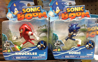 Platinum Series Shiny Sonic & Knuckles Figures
