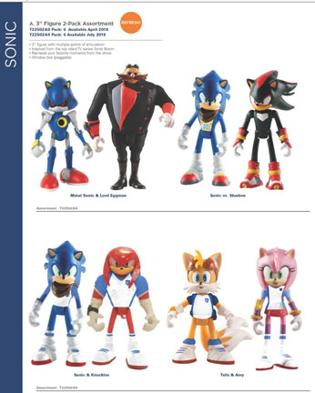 Sonic Boom Figures 2 Packs