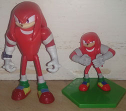 Tomy Buildable Knuckles Compare