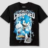 Fully Charged Sonic Boom Lightening Target Tee