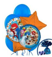 Sonic boom theme Mylar Round Balloons