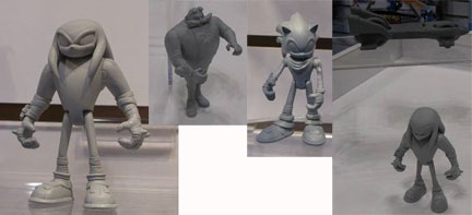 Unpainted Figure Prototypes 4