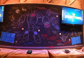 Boom Booth Imitation Chalk Board