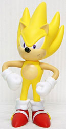 10 in Terrible Fake Super Sonic Figure