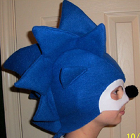 Crazy spikes fake Sonic head