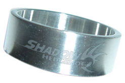 Engraved Steel Shadow Ring