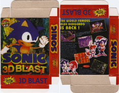 Sonic 3D Blast fake box gameboy