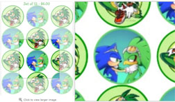 Jet & Sonic Riders Stickers