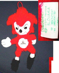 Slovakia Red Wooly Sonic Fake Doll