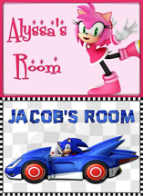 Fake Room Sign Posters