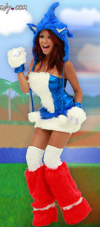 Wooly Hoofs Mini Skirt Sonic Costume