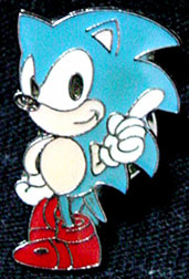 All Red Shoe Japanese Fake Sonic Pin