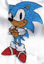 Bogus Embroidery Sonic