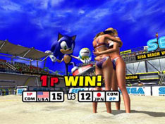 Beach Spikers Volleyball Sonic