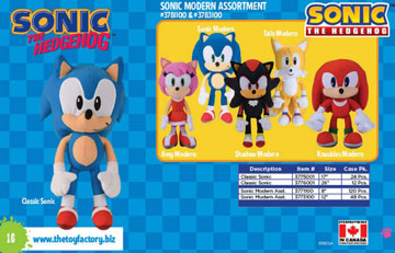 Toy Factory 2018 Sonic Assortment