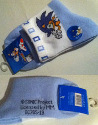 Sonic X Blue Socks