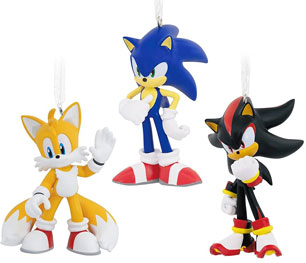 2023 Hallmark Figural Standing Ornament Trio