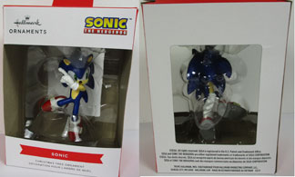 Hallmark Figural Sonic Ornament 2024