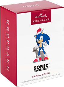 Hallmark Keepsake Ornament Santa Sonic Figure