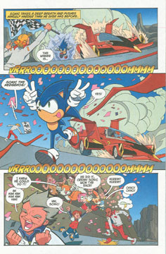 Sonic X interior art