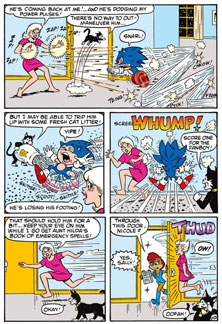Sabrina Witch Comic page