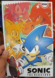 IDW Sonic comic cover image