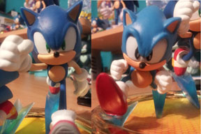 20th Statue Sonic Faces