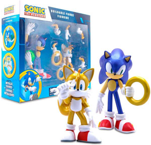 Metallic Buildable 2 Pack Sonic Tails
