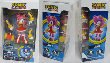 Buildable Amy Rose Figure Boxed