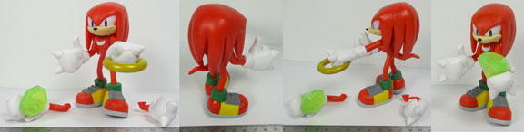 Buildable Display Figure Knuckles Turns