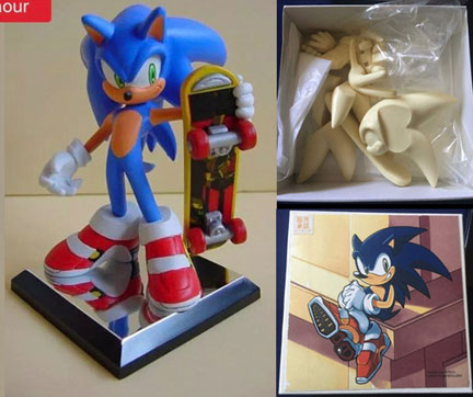 Resin Soap Shoe Sonic Limited Kit Figure