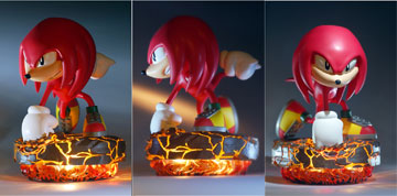 First 4 Figures Light Up Knuckles Statue